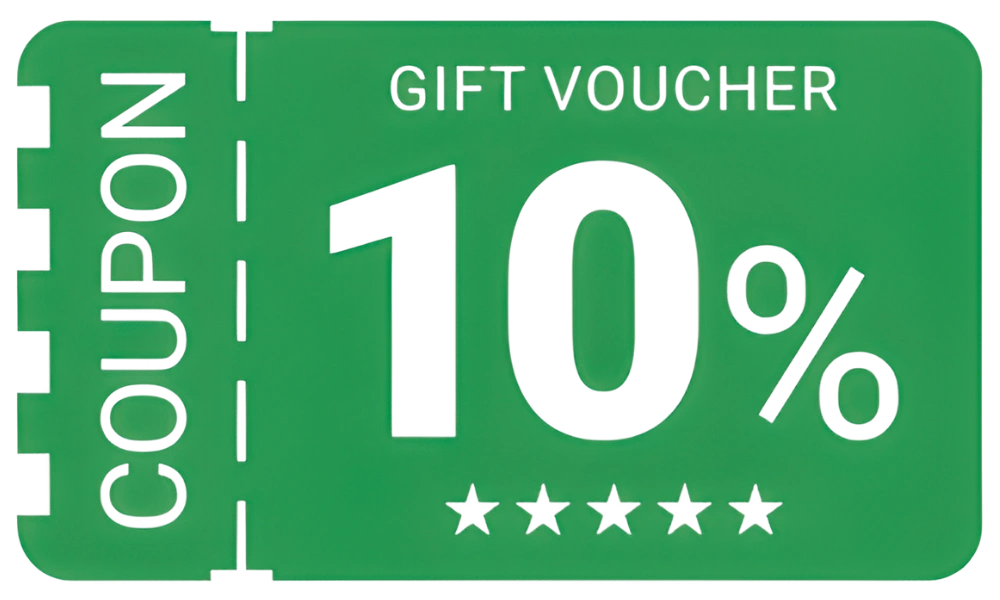 10% discount voucher